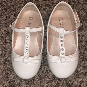 Children’s place white dress shoes flats